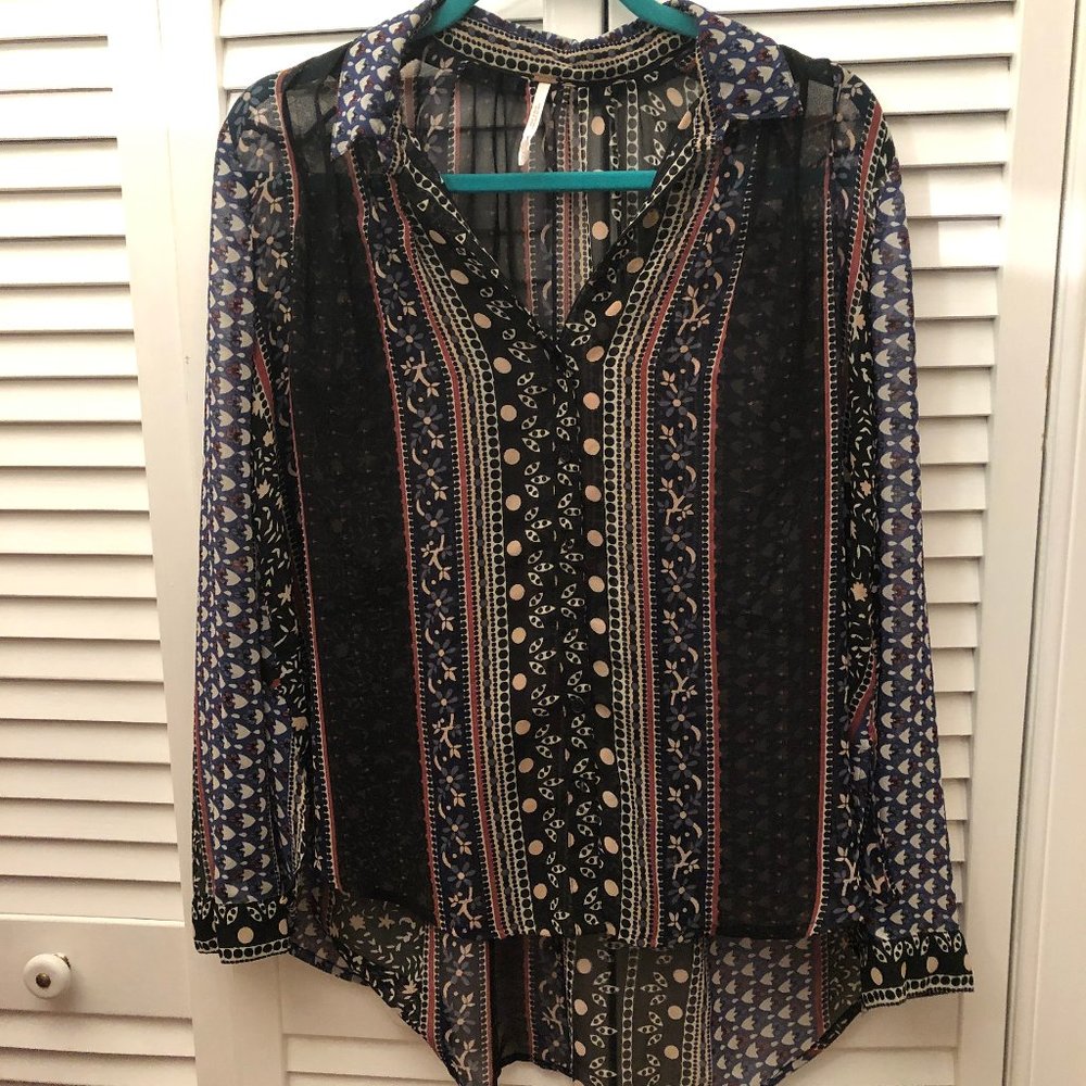 Free people women hobo asymmetric blouse